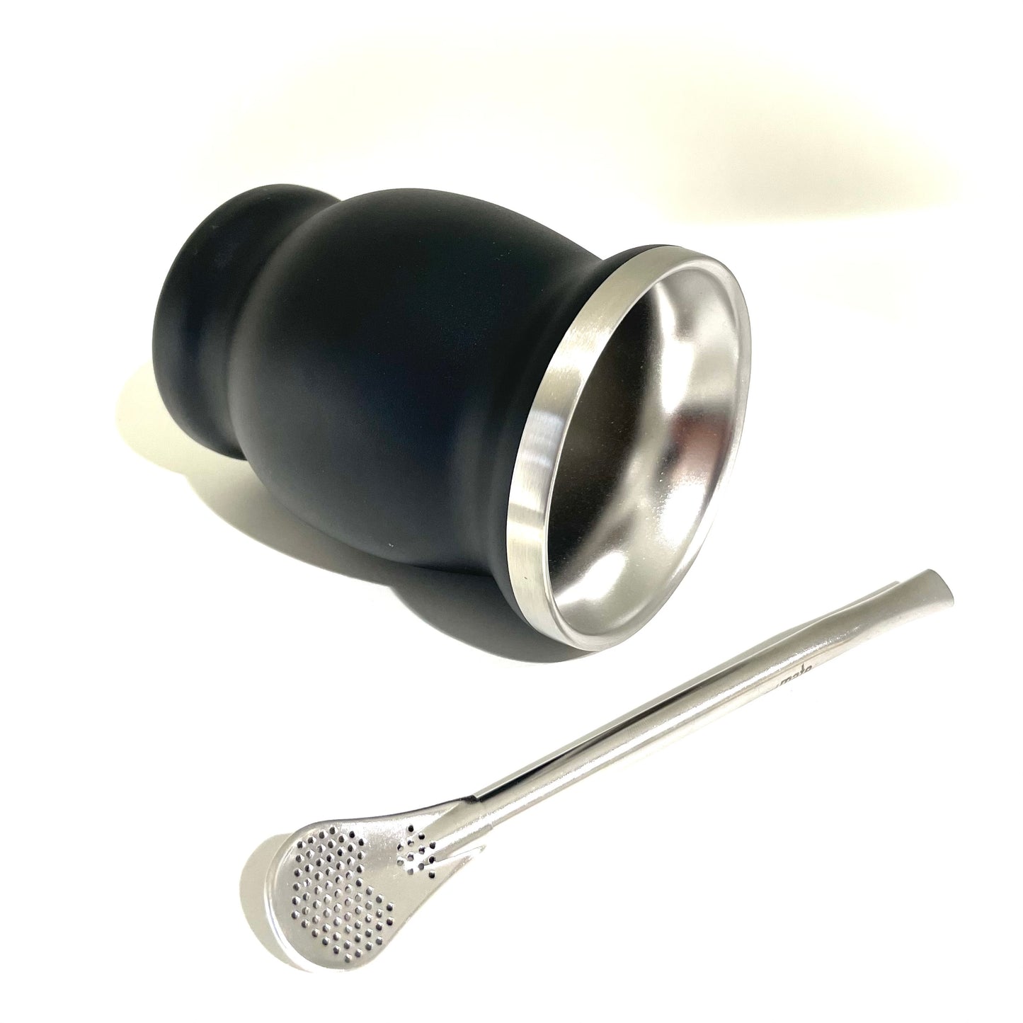 Maté Kalebasse Edelstahl