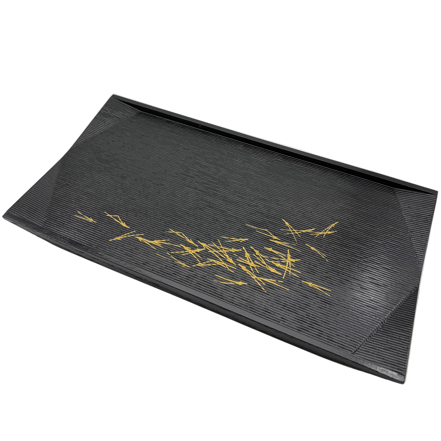 Urushii Lack Tablett Piniennadeln