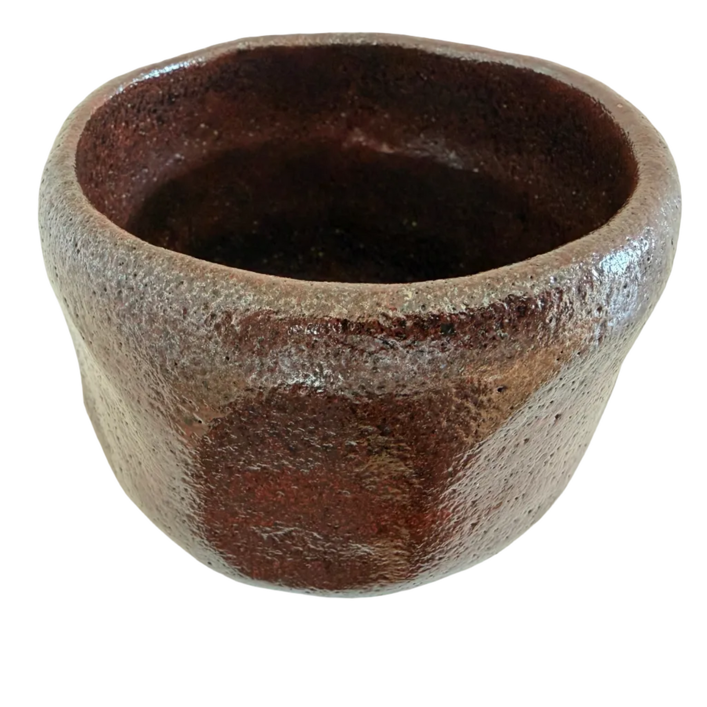 Vintage Raku tsutsu - Chawan (3)