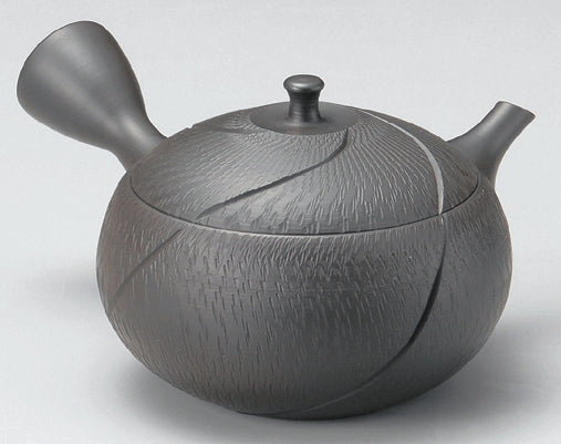 Hokuryo Kyusu Flach Schwarz