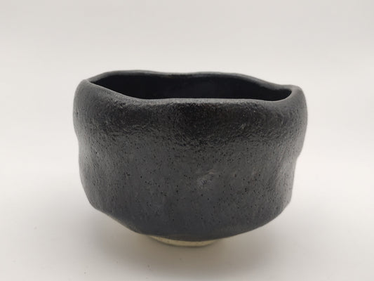 Raku Chawan "Pitch Black"